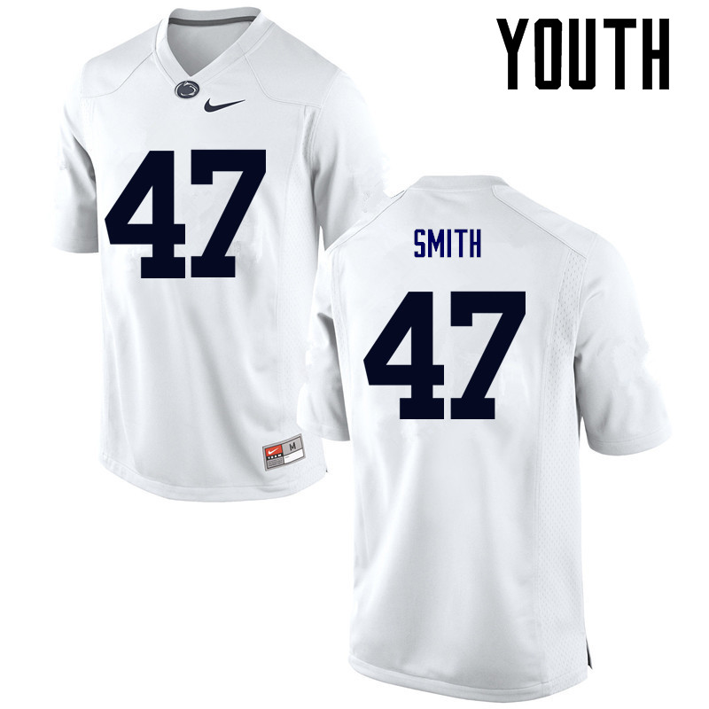 NCAA Nike Youth Penn State Nittany Lions Brandon Smith #47 College Football Authentic White Stitched Jersey TOB2398WG